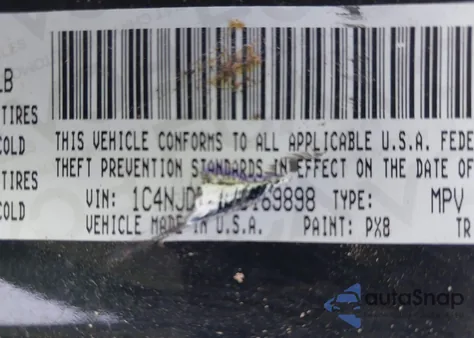 2017 Jeep Compass Sport Se 4X4 z USA, uszkodzony, nr VIN 1C4NJDBB0HD169898